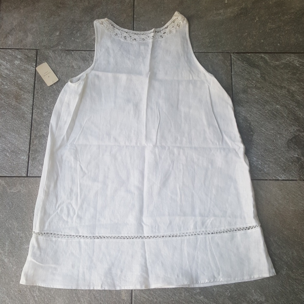 Forever 21 White Woven Sleeveless Tunic Top - Picture 6 of 8